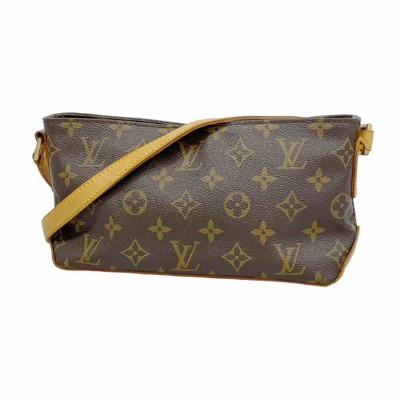 Louis Vuitton Monogram Trotter Shoulder Bag M51240 Brown Women's - Picture 1 of 9
